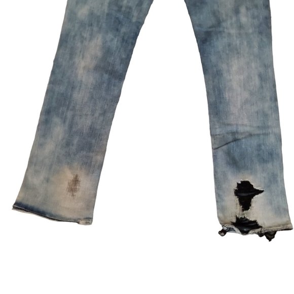 Salvage (Buckle) Havoc 32R (Meas 34x33.5 10" Rise) Slim Straight Med Jeans A4 - Picture 5 of 10